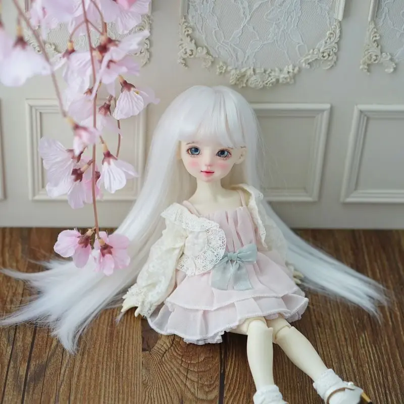 Фото Аксессуары для кукол, шарнирная кукла 1/6 1/4 1/3 YOSD MSD SD BJD для мальчиков и девочек, женский длинный парик, игрушка №5