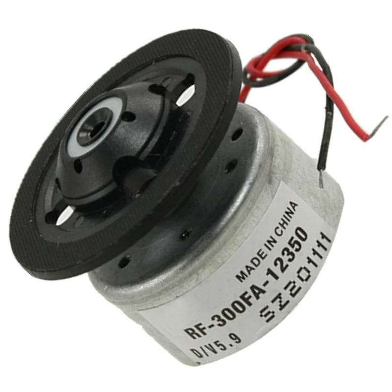 

4X RF-300FA-12350 DC 5.9V Spindle Motor For DVD CD Player Silver+Black