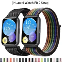nylon band for huawei watch fit 2 strap smartwatch accessories replacement wristband bracelet correa huawei watch fit2 active