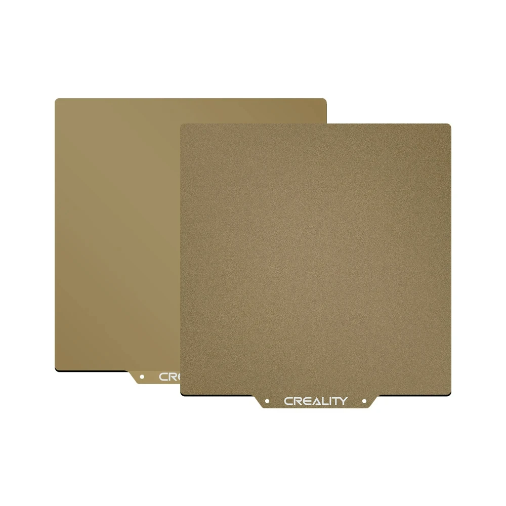 CREALITY 3D двухсторонний комплект золотых пластин для печати PEI + резиновый магнит