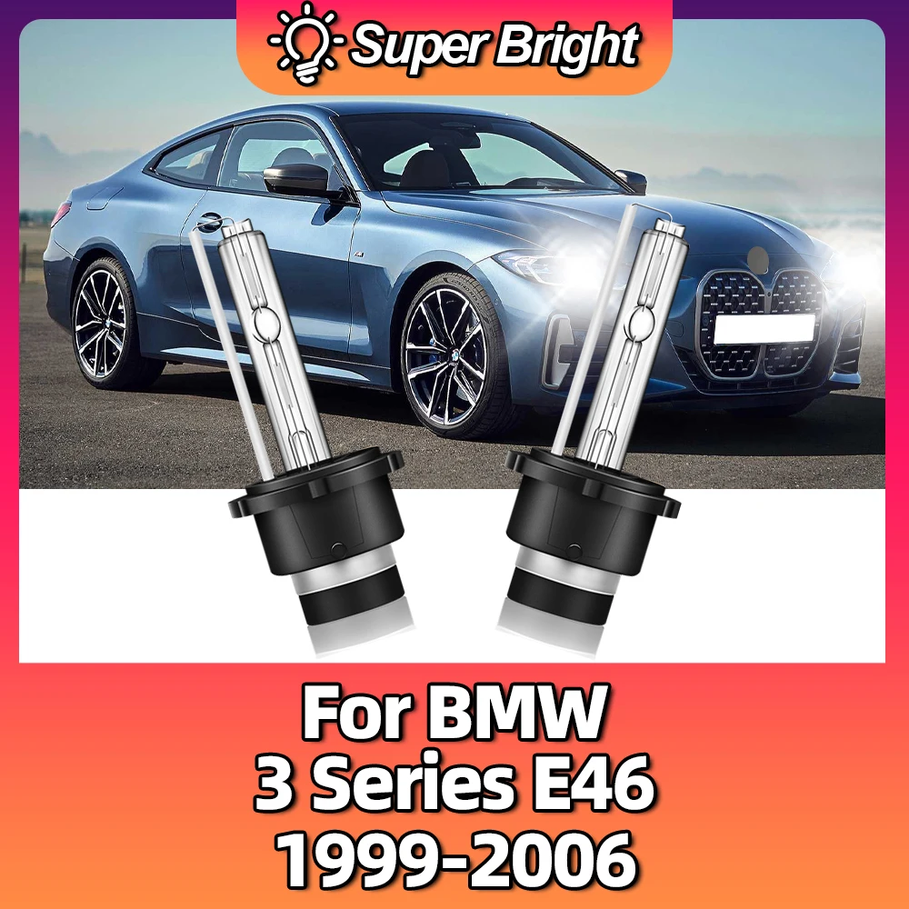 2 шт. автомобильные ксеноновые лампы для фар BMW 3 серии E46 6000 1999 2000 2001 2002 2003 2004 2005