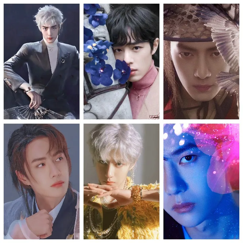 

Cross Stitch Wall Poster Xiao Zhan Wang Yibo Diamond Art Painting Kit Embroidery Full Drils Decoration