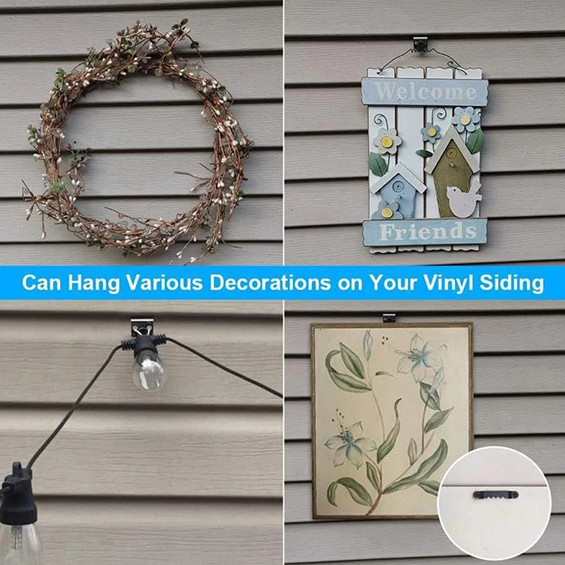 20 шт. S-образные виниловые Крючки из нержавеющей стали