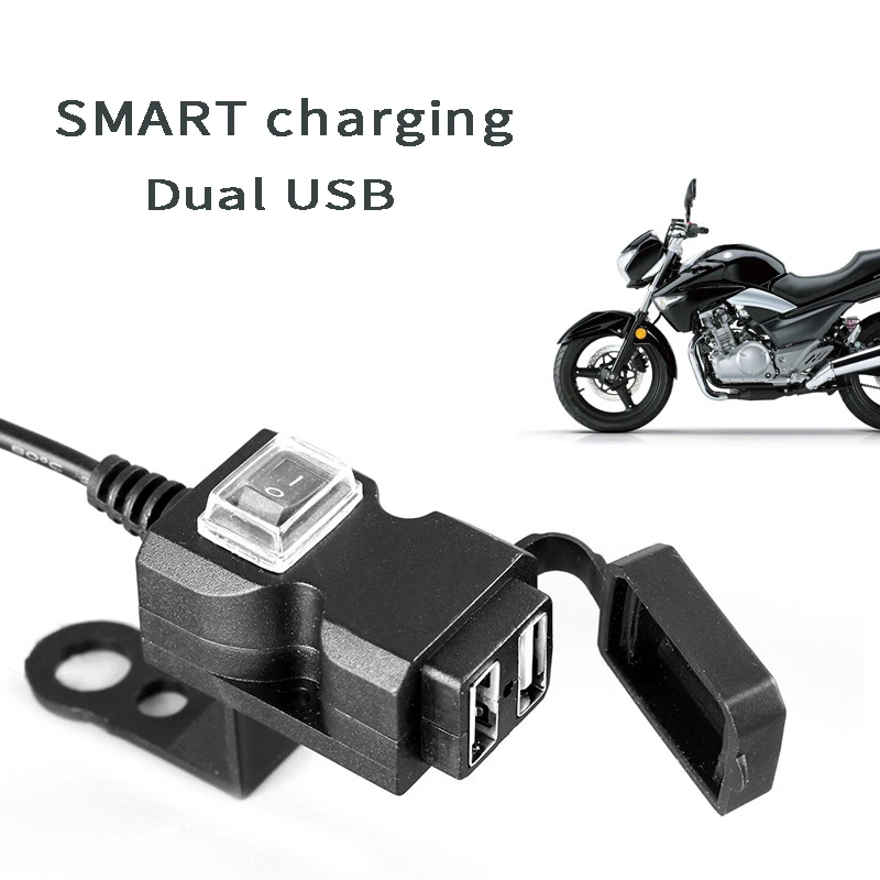 

Electric vehicle scooter usb charger mobile phone bracket with switch charging mobile phone multi-functional waterproof modifica