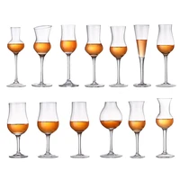 whiskey tasting glass stemware cup tulip glass smelling glass