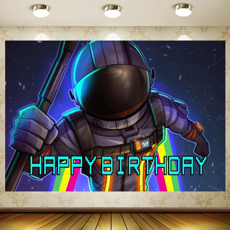 Fortnitee товары для дня рождения украшения индивидуальный игровой фон баннер