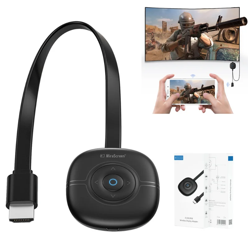 

5G беспроводной HDMI-совместимый экран Mira 4K WIFI TV Stick Дисплей приемник тот же экран совместное использование Anycast дизайн с длинной линией