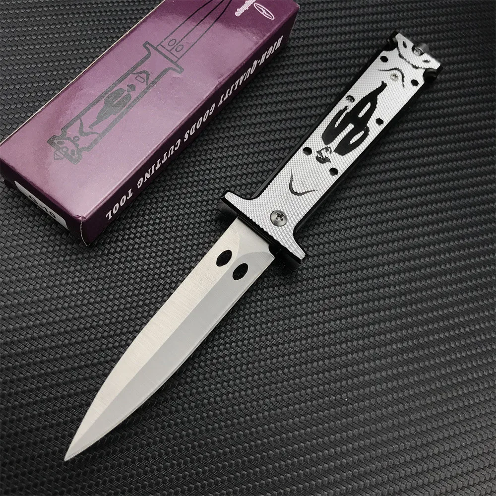 

Gentleman's Pocket Assisted Folding Knife 5Cr13Mov Blade Aluminum Handle Outdoor Tactical EDC Sharp Knives Camping Hunting Tools