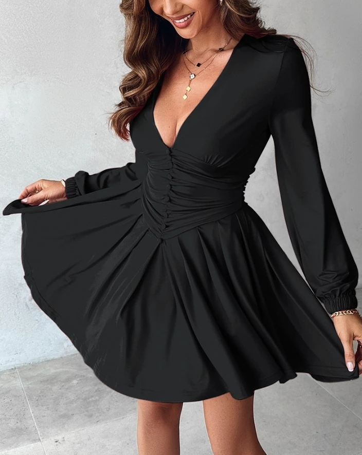 Элегантные вечерние платья с высокой талией 2024 весна-осень для женщин новые