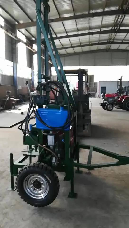

8 HP Hydraulic Borehole Drilling Equipment Small Soil Drilling Machine Portable Hole Digging Drill