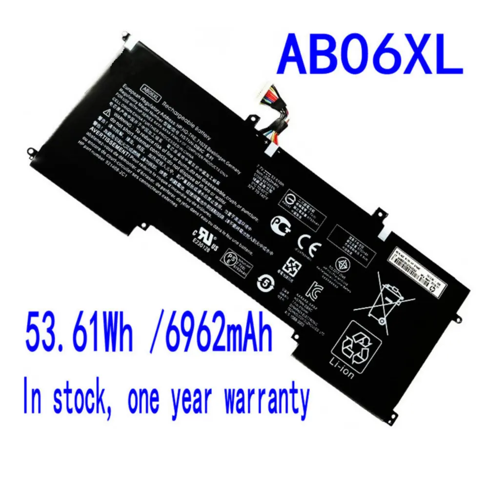 

Совершенно новый AB06XL HSTNN-DB8C Аккумулятор для ноутбука HP ENVY13-AD110TU AD022TU AD023TU AD024 AD027TU TPN-I128 921438-855 921408-271