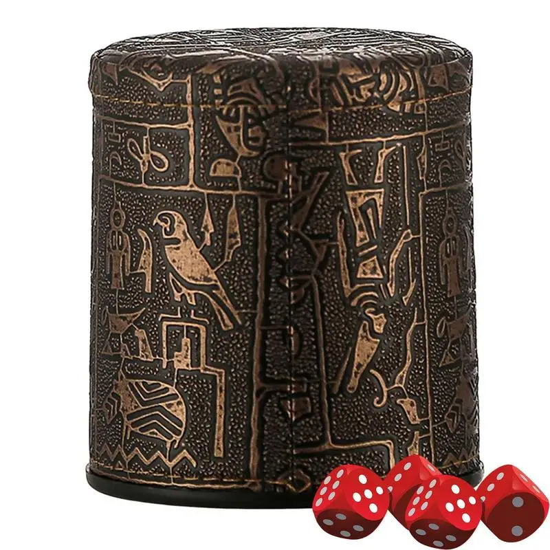 

Leatherette Dice Cup Portable Dice Shaker Collectibles Dice Cups Professional Dice Shaker Cup Dice Holders For Dice Games