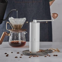 mini mill manual coffee beans grinder portable white hand grinder coffee italian espresso molinillo cafe tools accessories