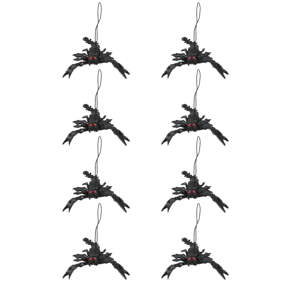 

8 Pcs Scorpion Halloween Simulation Miniture Decoration Artificial Tpr Decorations Insect Toys