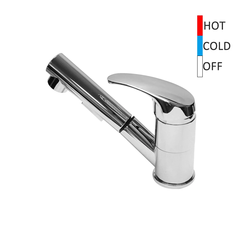 TYTXRV Caravan Accessories Stainless Steel Pull Out Pull Pull the tube Faucet Sink Faucet Apply to Bathroom Kitchen Camper