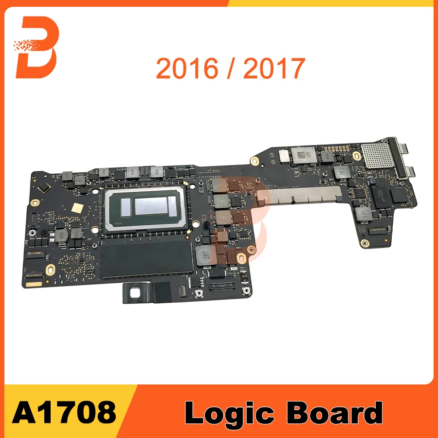 

Протестированная материнская плата A1708 820-00840-A 820-00875-A для MacBook Pro 13 "A1708, логическая плата i5 2,0 ГГц i7 2,3 ГГц 8 Гб 16 Гб 2016 2017