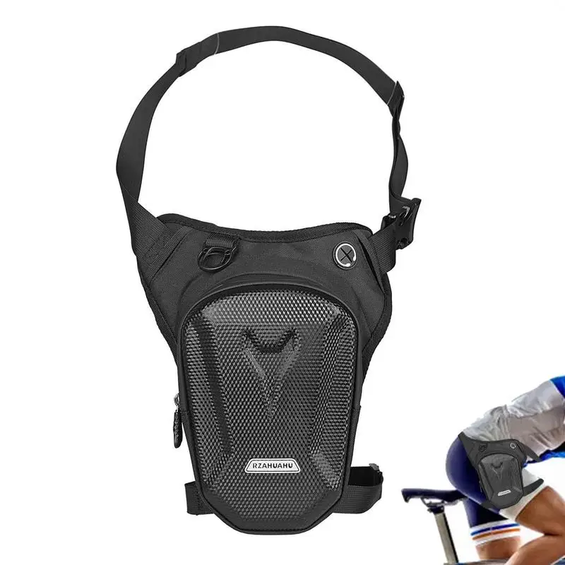 

Leg Bag Hard Shell Leg Bag For Men Motorcycle Black Thigh Leg Purse Travel Pouch For Outdoor Travel Fishing Hiking Cycling
