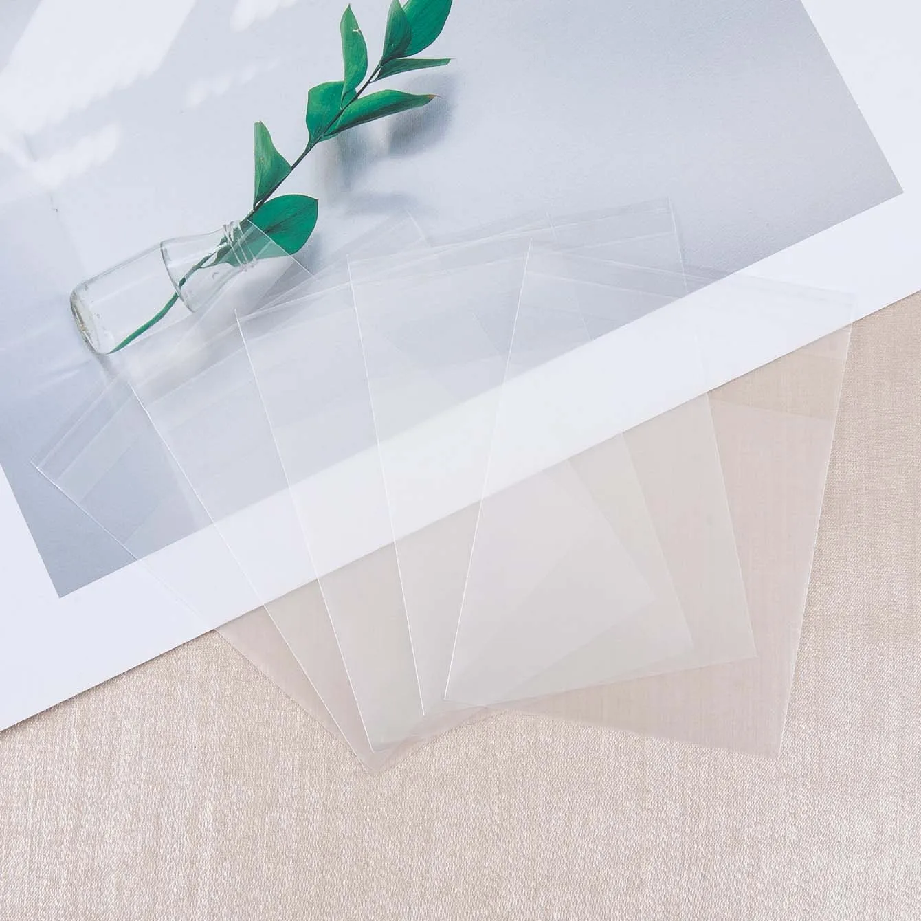 Прозрачные самоклеящиеся пакеты Opp 7x10 см для ювелирных изделий и выпечки