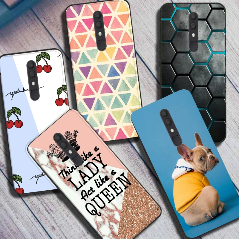 Чехол для Alcatel 1X 2019 5008Y 5 дюйма мягкий силиконовый роскошный чехол на заднюю панель