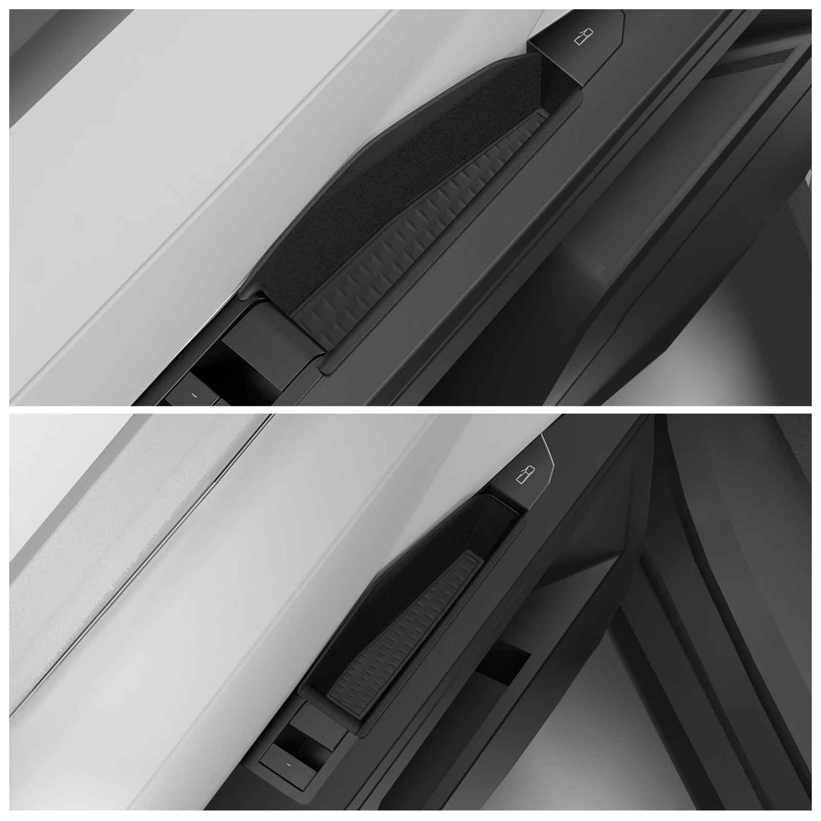 Для Tesla Cybertruck 2024 ящик для хранения ручек двери автомобиля аксессуары салона ABS