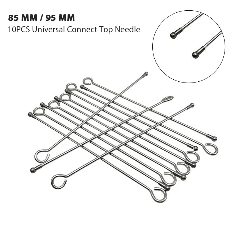 

Universal 10PCS Connect Top Needle Cartridge Bar 85MM For Tattoo Grip Adjustable Non-Slip Alloy Aluminum Handle Rotary Machine
