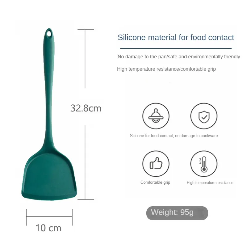

Premium Food Grade Silicone Spatula - Heat Resistant up to High Temperatures for Ultimate Kitchen Experience