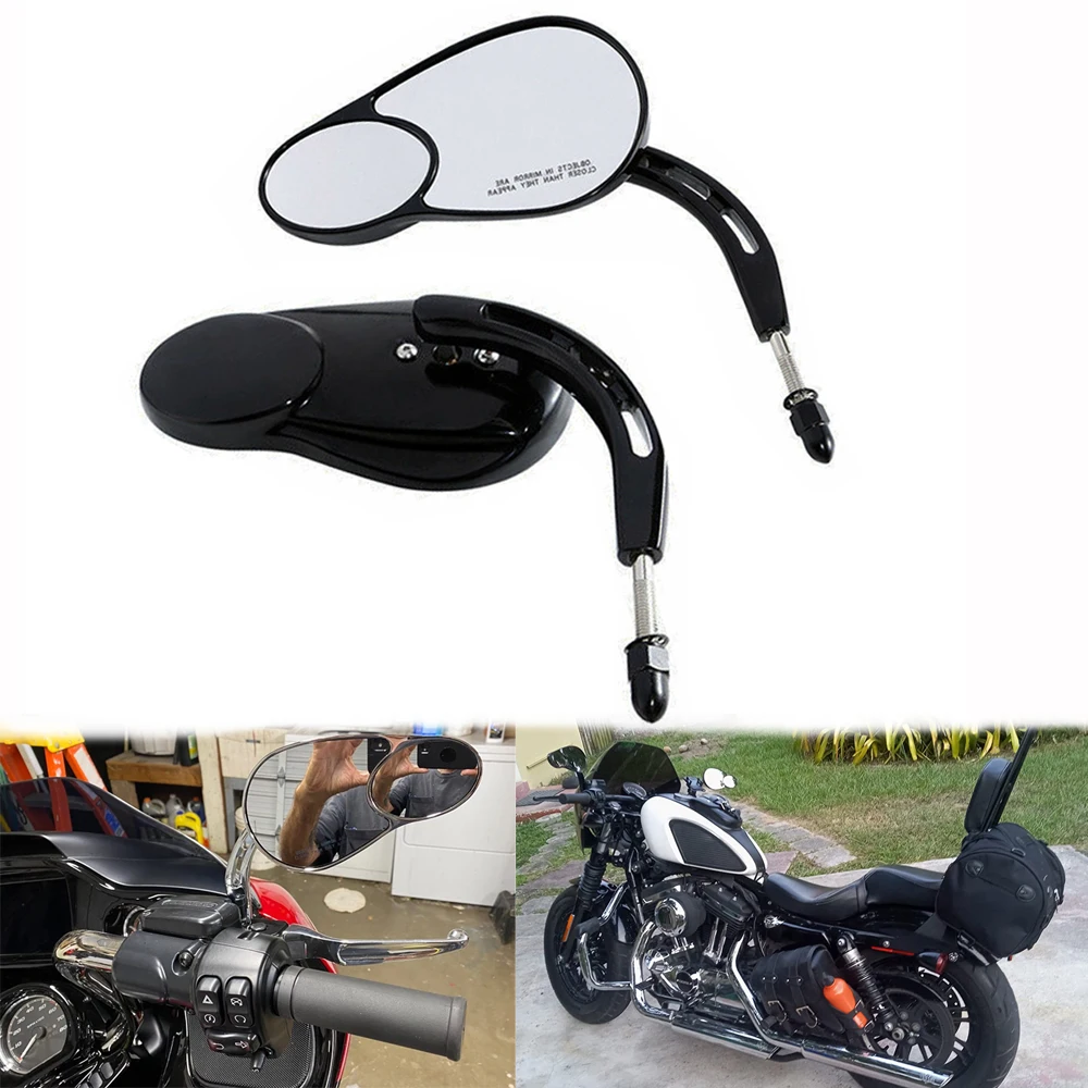 Зеркало заднего вида для мотоцикла Harley Touring Road King Electra Glide Classic SOFTAIL DELUXE FLHTC FLSTC FXDB DYNA