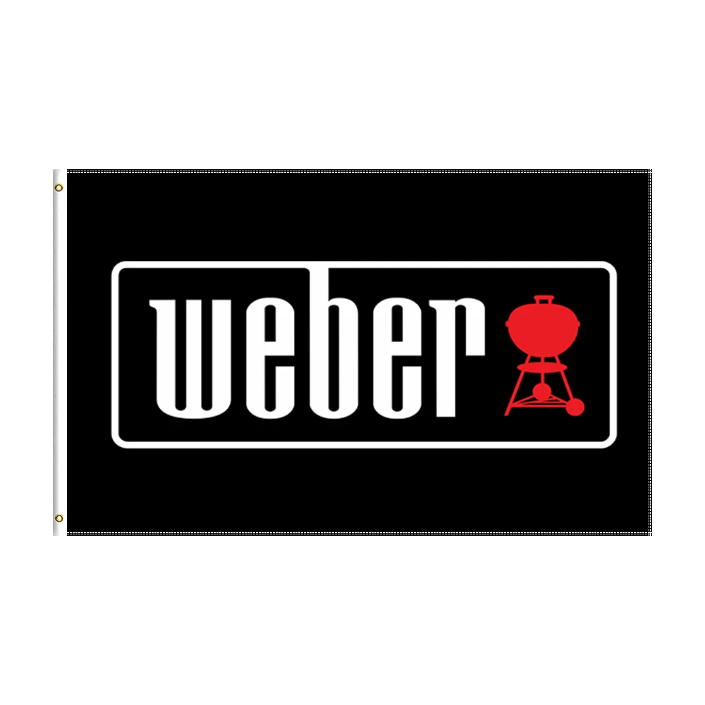 

3x5 Ft Weber Flag Polyester Printed BBQ Outdoor Banner For Decor