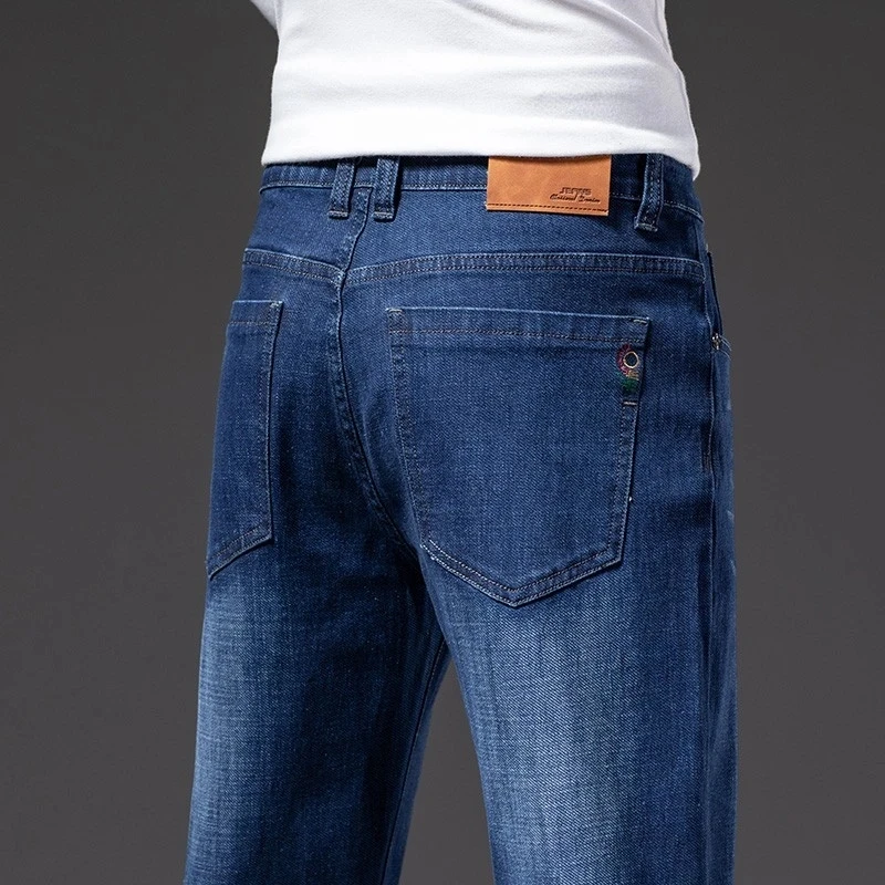 

Мужские джинсы из 2023 хлопка, женские брюки высокого качества, женские модные брюки, бриджи 40 42 44 46