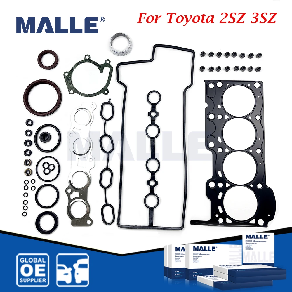 Комплект прокладок для капитального ремонта двигателя Toyota 2SZ 3SZ 2SZFE 3SZFE 4A13 4A15