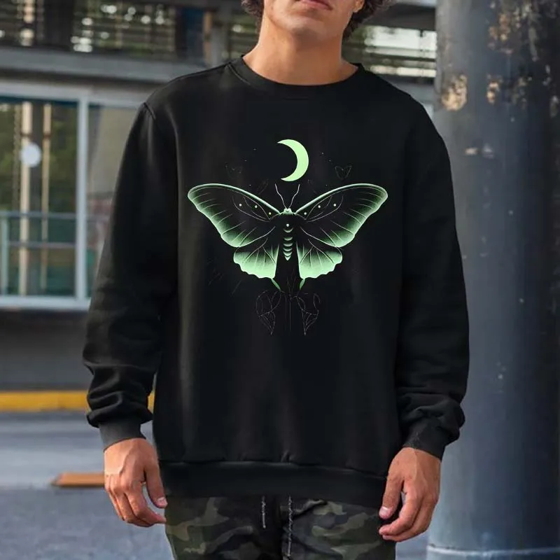 

Худи мужское/женское с круглым вырезом и графическим принтом