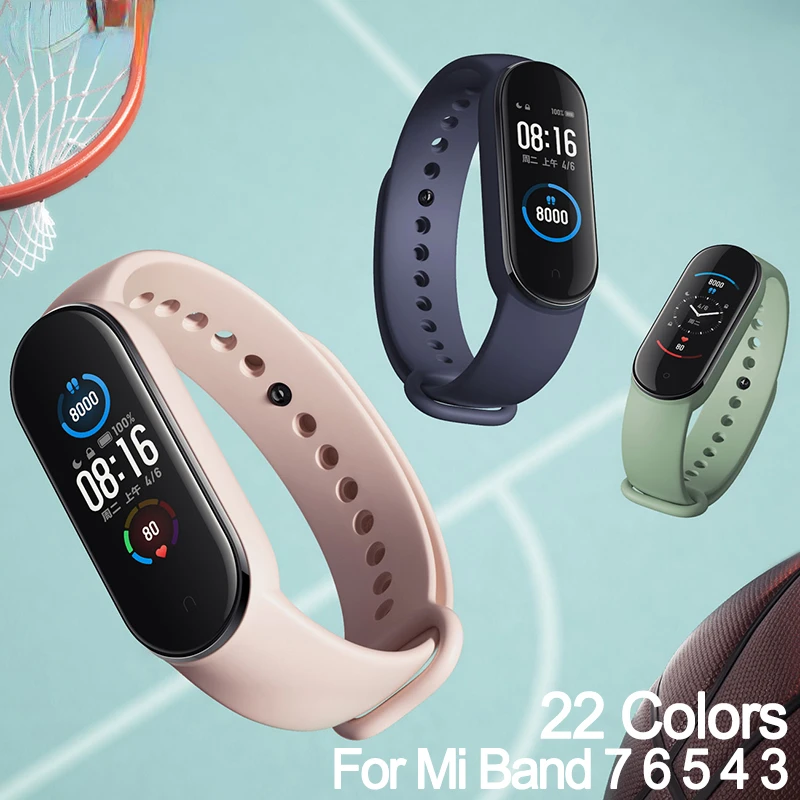

Amazing strap For xiaomi mi band 7 6 5 4 3 bracelet strap correa for xiao miband 7 strap smart watch wrist for Mi Band 3 4 5 6