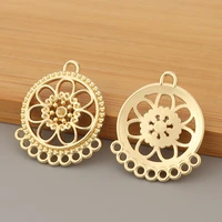 20pcslot gold tone chandelier multi connector charms pendants for earring jewelry making accessories