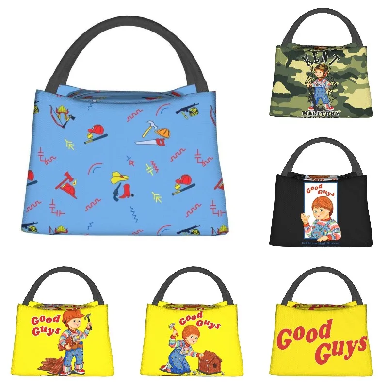 

Хорошие парни, детская игровая сумка с рисунком, изолированная обеденная сумка для школы, офиса, блестящая охлаждающая термальная коробка для бенто для женщин