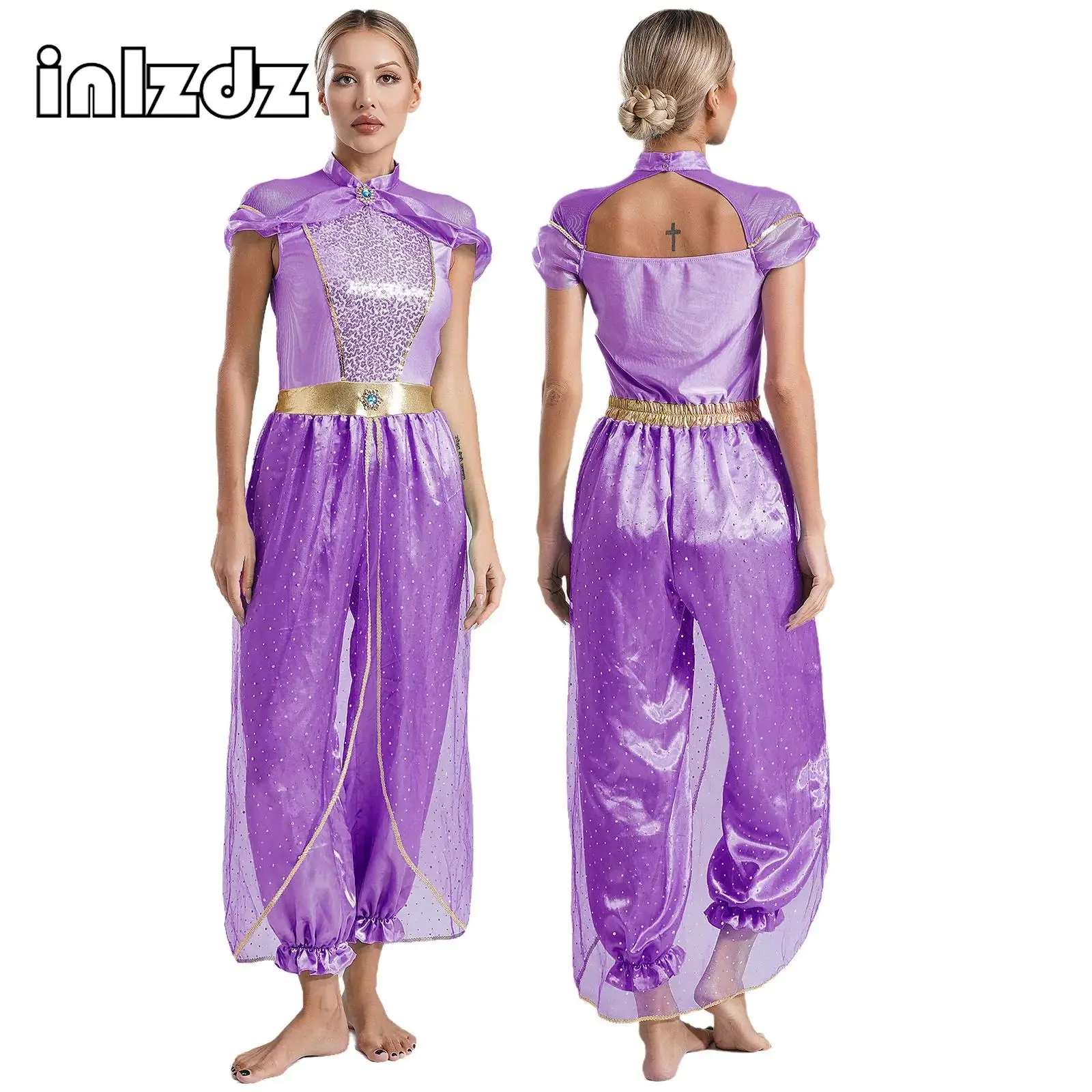 Женский костюм для танца живота Хэллоуина комбинезон в арабском Корейском стиле