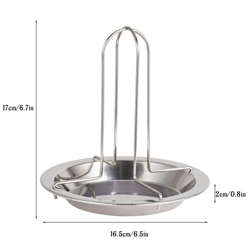 652D Вертикальный держатель для жареной курицы Складной