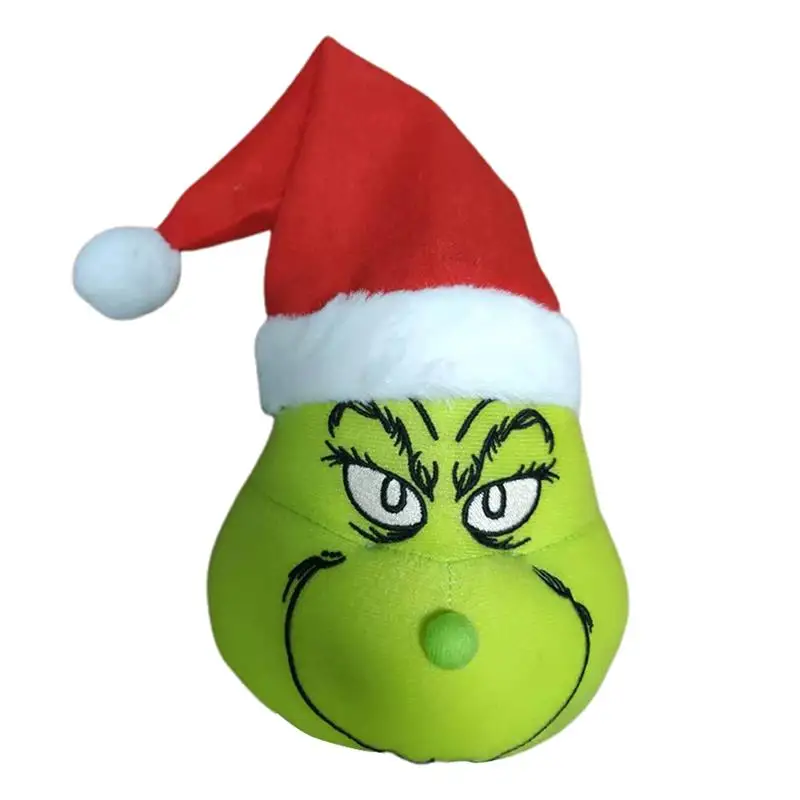 

Плюшевая игрушка Grinch, украшения для рождественской елки, украшение для рождественской елки, милая Рождественская игрушка Grinch, плюшевая кук...