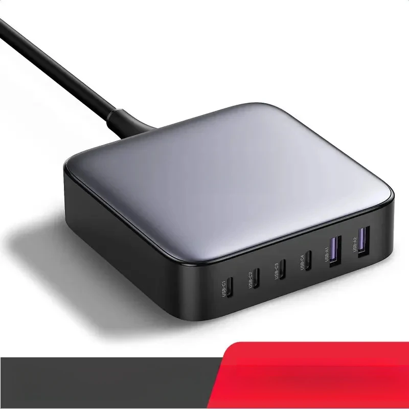 100 Вт адаптер для настольного компьютера Usb-C Nexode 6 портов Pd Быстрая зарядка 3 фута