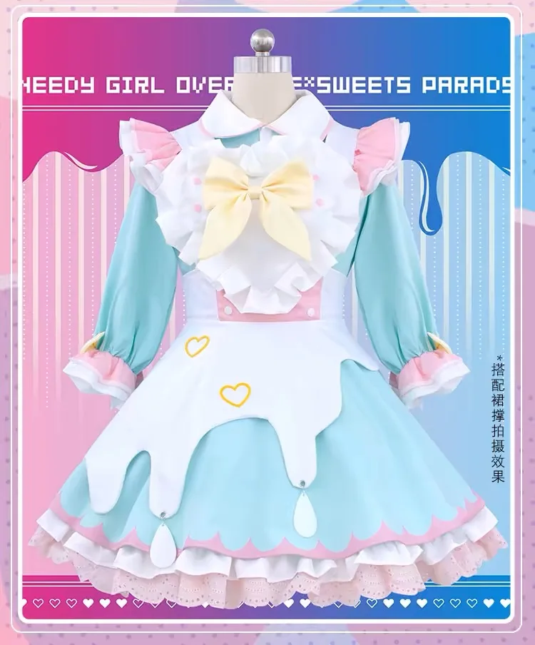 Женское платье для косплея карнавальный костюм служанки