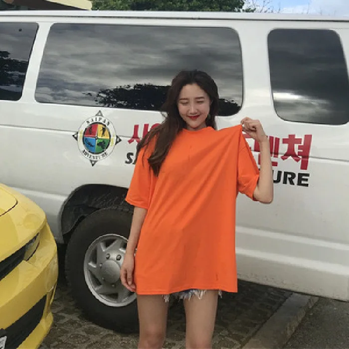 

2022 Round Neck Summer Round Neck Solid Color T-Shirt Casual Short Sleeve Top grey