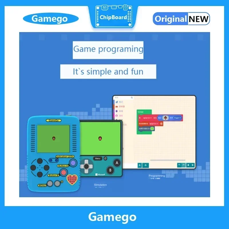 Фото Программируемая консоль Seeed GameGo, портативная игровая консоль, инструменты №1