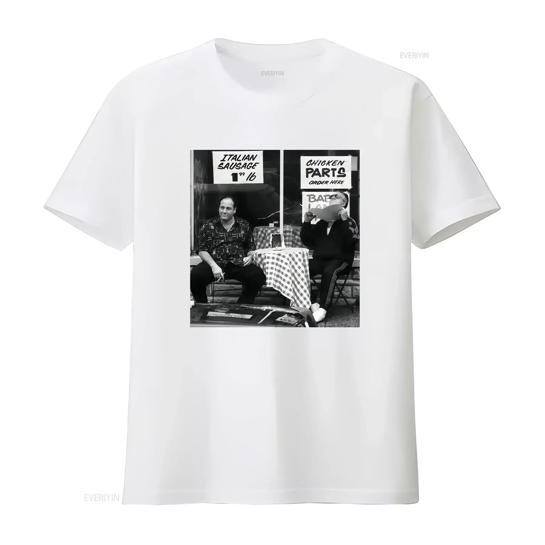 Фото Футболка унисекс Sopranos Paulie Gualtieri Tony Soprano, размер S-5XL, винтажная, с эффектом потертости, в стиле homme, универсальная. №4