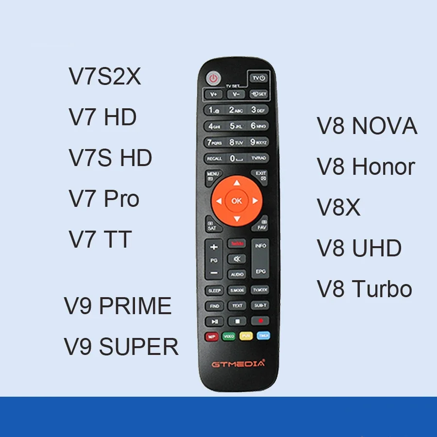 GTMEDIA V7 V8 V9 Series TV Box Аксессуар с дистанционным управлением для v7 s5x tt pro v8x v8 uhd turbo v9 prime