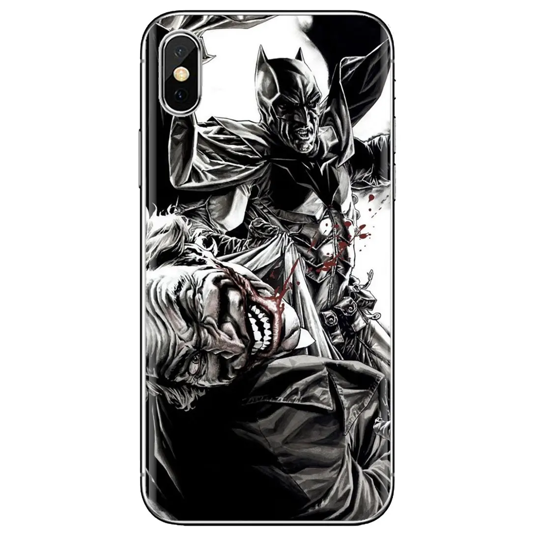 Мягкий чехол для телефона из ТПУ iPhone 10 11 12 13 Mini Pro 4S 5S SE 5C 6 6S 7 8 X XR XS Plus Max 2020 Dc Comics Batman
