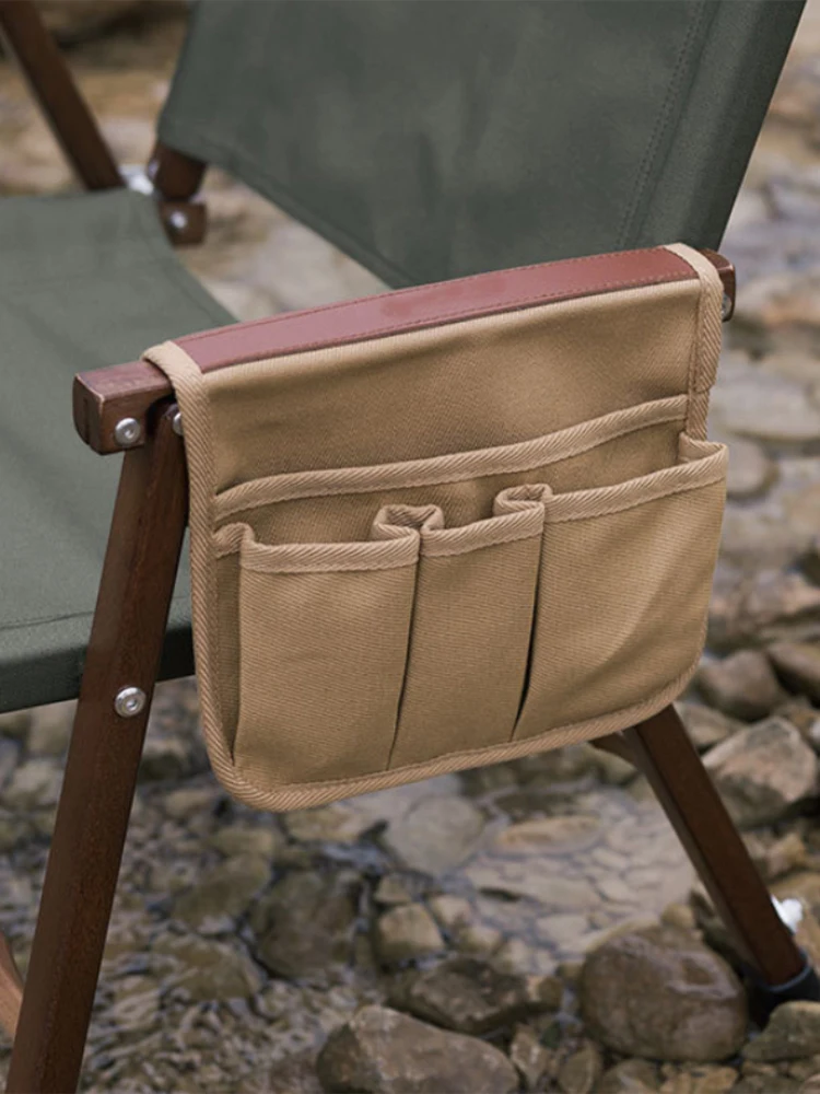 

Outdoor Yard Travel Kemmit Chair Armrest Hanging Bag Side Multifunctional Storage Bag Portable Storage Bag Travel Hiking Bags