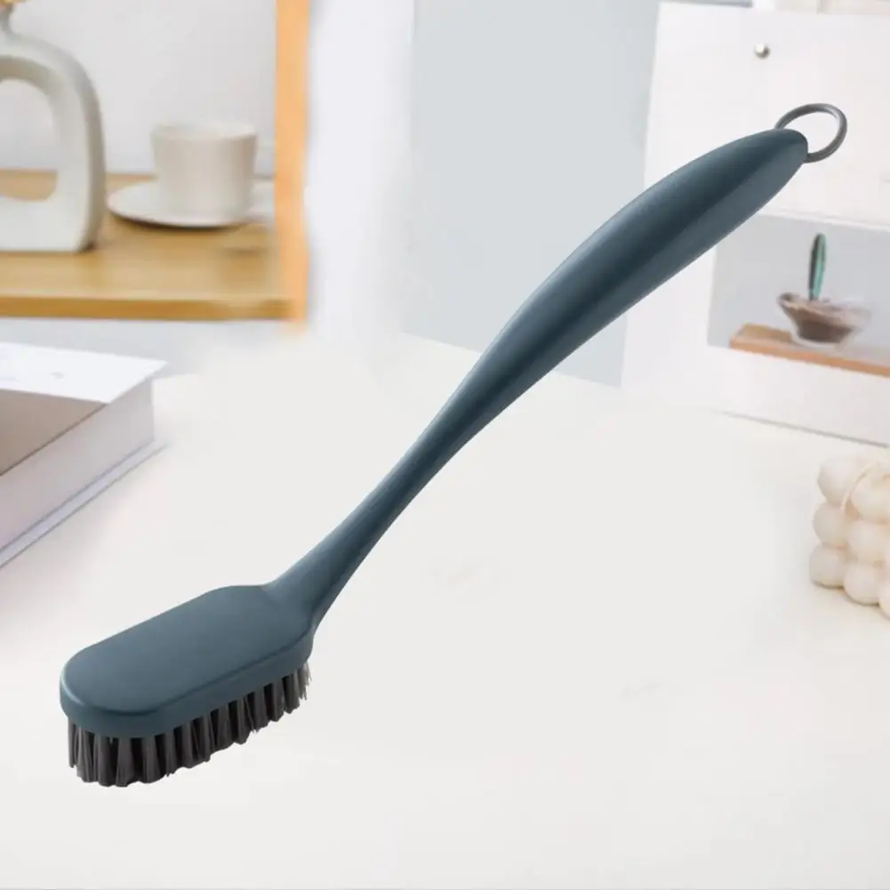 

Laundry Brush Ergonomic Long Handle Hard Bristles Multi-functional Countertop Tile Bathroom Floor Household Cleaning Scrubber