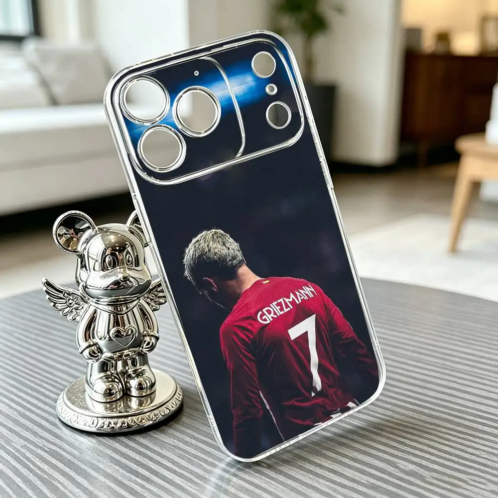 Чехол для телефона A-Antoine G-Griezmann Football, прозрачный силиконовый мягкий, для iPhone 17 16 15 14 13 12 11 Mini Pro Max Plus (art.: 3920db50facde) - 3920db50facde
