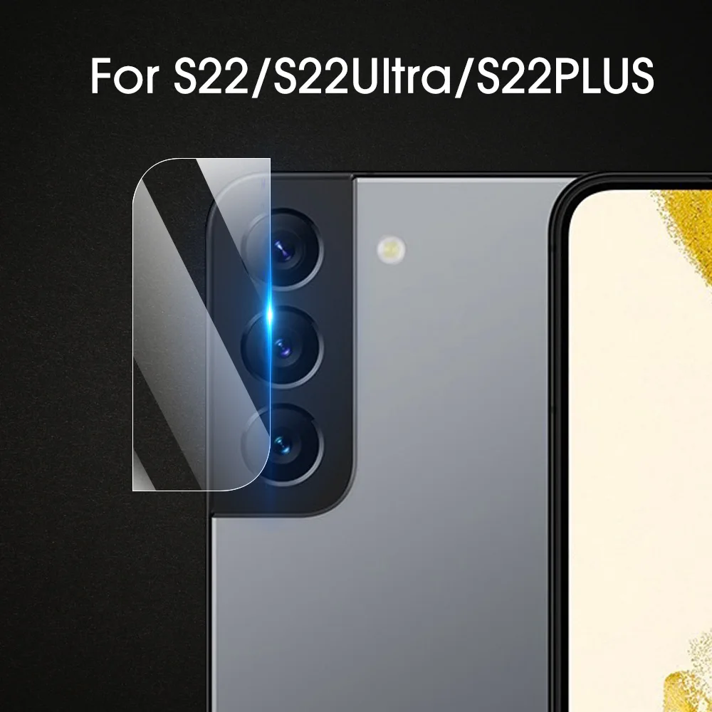 200pcs Camera Lens Protector For Samsung S22 Ultra Plus 5G protect film S22ultra Soft Lens Film For Galaxy S22+ S22Pro