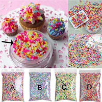 100g diy colorful polymer clay candy mud sprinkles fake cake dessert sweets sugar kitchen food pretend miniature dollhouse toy