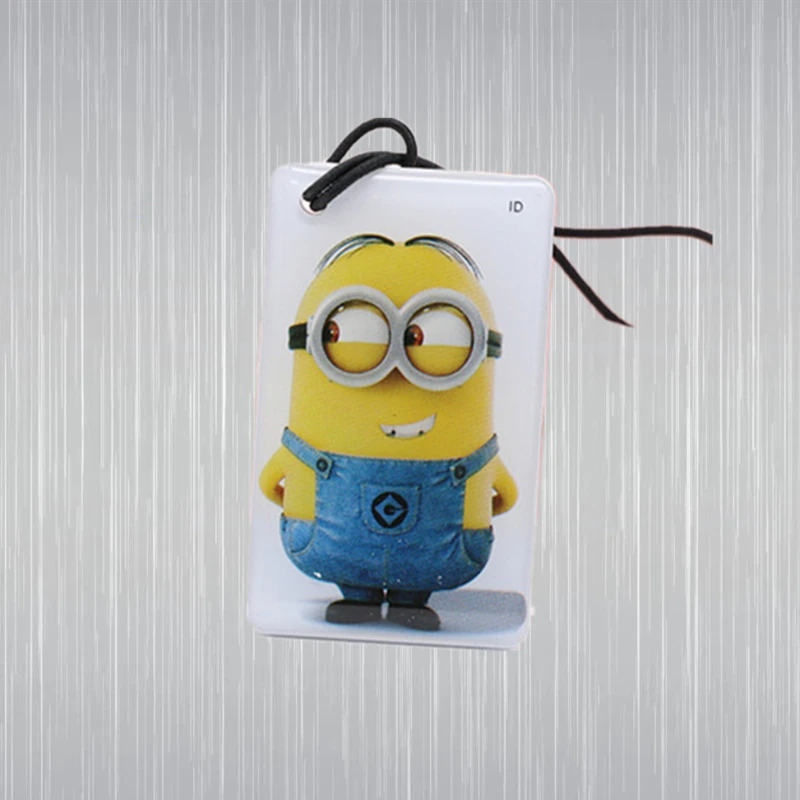 

EM4305 T5577 ключ-брелок жетон 125 кГц перезаписываемый чип RFID без рисунка мультяшный записываемый значок-брелок для карт контроля доступа